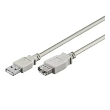 ΚΑΛΩΔΙΟ Η/Υ USB-A (A-MALE)->USB-A (A-FEMALE)USB-A2.0 3.0m GREY HiSpeed