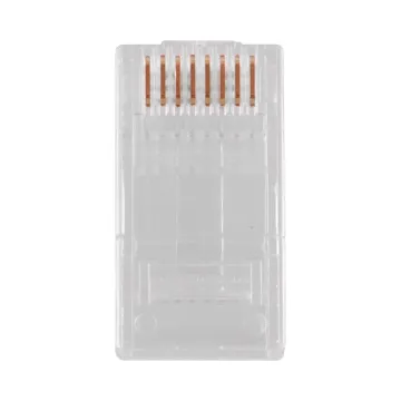 VOLTE-TEL ΦΙΣ ΤΗΛΕΦΩΝΙΚΗΣ ΓΡΑΜΜΗΣ / ΔΙΚΤΥΟΥ RJ45 8P8C UTP CAT C6A MALE 6+2 PIN ΓΙΑ ΣΤΡΟΓΓΥΛΑ ΚΑΛΩΔΙΑ