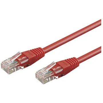 ΚΑΛΩΔΙΟ ΔΙΚΤΥΟΥ UTP CAT-5e 2xRJ45 3m RED