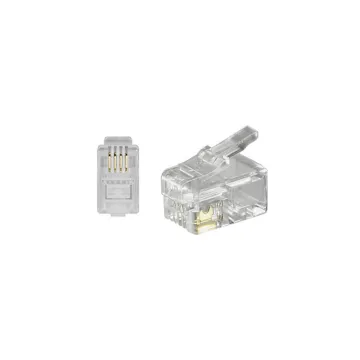 ΦΙΣ ΤΗΛΕΦΩΝΙΚΗΣ ΓΡΑΜΜΗΣ RJ10 4P4C CONNECTOR 4 PINS 10 ΤΕΜ