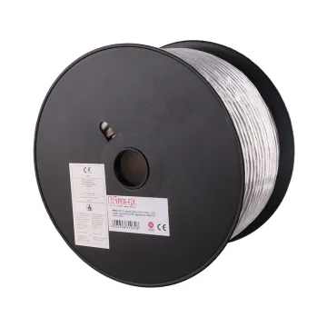 HYPER-FIX ΚΑΛΩΔΙΟ ΔΙΚΤΥΟΥ UTP CAT-6 CCA 23/1 SOLID 5.8mm PVC ΡΟΛΟ 100m 250MHz 100Ω ECA_CPR/CE/SOHO PASS 70m FLUKE TEST ΑΣΠΡΟ