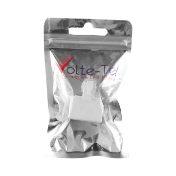 VOLTE-TEL ΤΑΦ-SPLITTER ΤΗΛΕΦΩΝΟΥ ΓΡΑΜΜΗΣ RJ45 (ΑΡΣΕΝΙΚΟ) ΣΕ 2 RJ45 (ΘΗΛΥΚΟ) ΑΣΠΡΟ