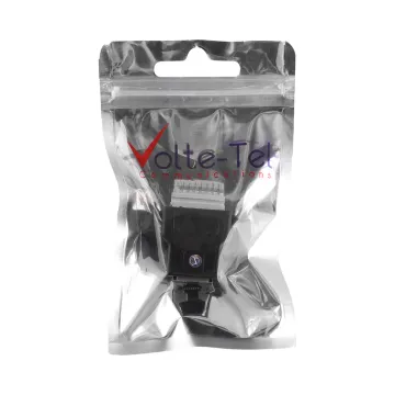 VOLTE-TEL ΑΝΤΑΠΤΟΡΑΣ RJ45 (ΘΗΛΥΚΟ) 8P8C ΣΕ ΚΛΕΜΑ ΜΕ ΚΟΥΜΠΙ 8 ΑΚΡΟΔΕΚΤΩΝ
