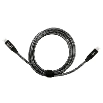 NSP N23 USB-C TO USB-C USB 4.0 PD 240W/40GP/8K 60HZ/ 5K DUAL CHANNEL 4K 1.5m BLACK