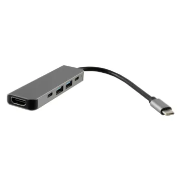 NSP N16 5 IN 1 USB-C HUB USB-C +OTG TO HDMI 4K 30HZ/USB-A 3.0 5Gbps/2 USB-A 2.0/PD 3.0 100W/ USB-C 3 5Gbps