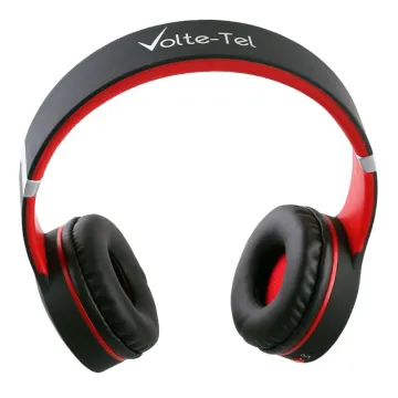 VOLTE-TEL STEREO BLUETOOTH HEADPHONES V SOUND PRO VT900 BLACK-RED