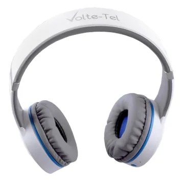 VOLTE-TEL STEREO BLUETOOTH HEADPHONES V SOUND PRO VT900 WHITE-GREY-BLUE