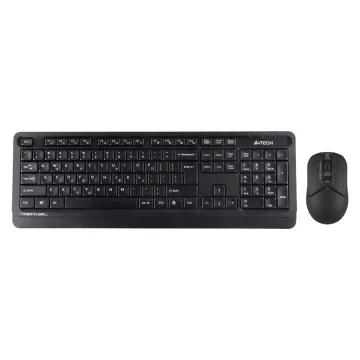 A4 TECH FSTYLER COMBO FG1012S ΑΣΥΡΜΑΤΟ ΠΛΗΚΤΡΟΛΟΓΙΟ Η/Υ USB FGK-10 EN/GR + ΑΣΥΡΜΑΤΟ ΠΟΝΤΙΚΙ FG12S ΑΘΟΡΥΒΟ CLICK BLACK GR