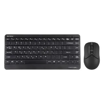 A4 TECH FSTYLER COMBO FG1112S ΑΣΥΡΜΑΤΟ ΠΛΗΚΤΡΟΛΟΓΙΟ Η/Υ USB FGK-11 EN/GR + ΑΣΥΡΜΑΤΟ ΠΟΝΤΙΚΙ FG12S ΑΘΟΡΥΒΟ CLICK BLACK GR