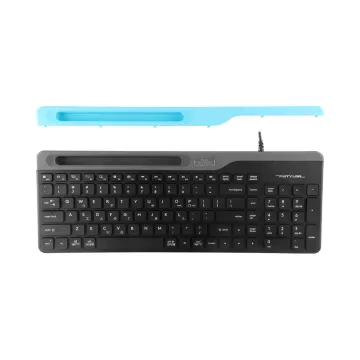 A4 TECH FSTYLER ΕΝΣΥΡΜΑΤΟ ΠΛΗΚΤΡΟΛΟΓΙΟ Η/Υ USB FK25 EN/GR WIRED KEYBOARD ULTRA SLIM BLACK GR