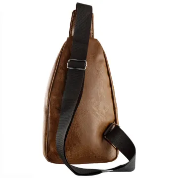NSP N121 FORCE ΤΣΑΝΤΑΚΙ CROSSBODY 8.5L ΔΕΡΜΑΤΙΝΟ CAMEL