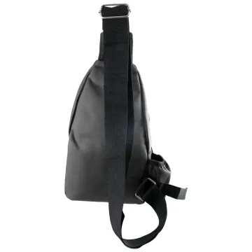 NSP N124 ACTIVE ΤΣΑΝΤΑΚΙ ΑΔΙΑΒΡΟΧΟ CROSSBODY 8L DURABLE ΥΦΑΣΜΑΤΙΝΟ DARK GREY