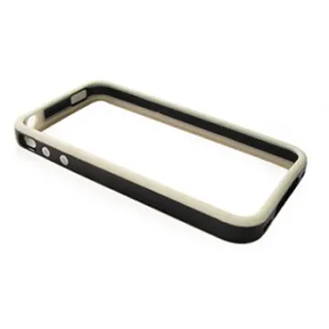 VOLTE-TEL ΘΗΚΗ IPHONE 4G/4S BUMPER METAL BUTTON BLACK-WHITE