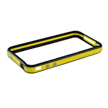 VOLTE-TEL ΘΗΚΗ IPHONE 4G/4S BUMPER METAL BUTTON YELLOW-BLACK