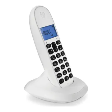 ΑΣΥΡΜΑΤΟ ΤΗΛΕΦΩΝΟ MOTOROLA C1001CB ΑΣΠΡΟ GR