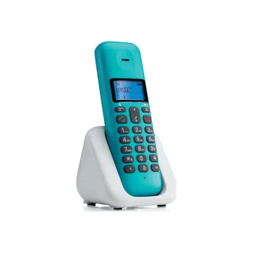 ΑΣΥΡΜΑΤΟ ΤΗΛΕΦΩΝΟ MOTOROLA T301 ΜΕ ΑΝΟΙΧΤΗ ΑΚΡΟΑΣΗ TURQUOISE/GREY GR
