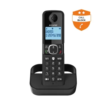 ΑΣΥΡΜΑΤΟ ΤΗΛΕΦΩΝΟ ALCATEL F860 ΜΕ ΑΝΟΙΧΤΗ ΑΚΡΟΑΣΗ ΜΑΥΡΟ GR