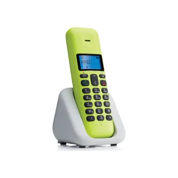 ΑΣΥΡΜΑΤΟ ΤΗΛΕΦΩΝΟ MOTOROLA T301 ΜΕ ΑΝΟΙΧΤΗ ΑΚΡΟΑΣΗ LEMON/GREY GR