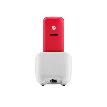 ΑΣΥΡΜΑΤΟ ΤΗΛΕΦΩΝΟ MOTOROLA T301 ΜΕ ΑΝΟΙΧΤΗ ΑΚΡΟΑΣΗ CHERRY/GREY GR
