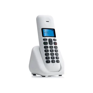 ΑΣΥΡΜΑΤΟ ΤΗΛΕΦΩΝΟ MOTOROLA T301 ΜΕ ΑΝΟΙΧΤΗ ΑΚΡΟΑΣΗ WHITE GR