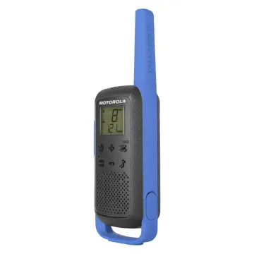 MOTOROLA TALKABOUT T62 ΑΣΥΡΜΑΤΟΣ ΠΟΜΠΟΔΕΚΤΗΣ PMR WALKIE TALKIE 0.5W 8 KM ΣΕΤ 2ΤΜΧ ΜΠΛΕ