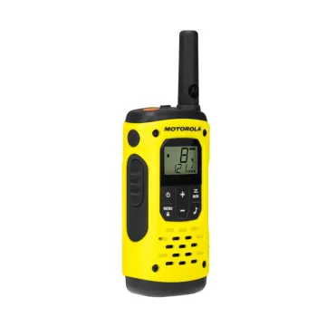 MOTOROLA TALKABOUT T92 H2O ΑΣΥΡΜΑΤΟΣ ΠΟΜΠΟΔΕΚΤΗΣ PMR WALKIE TALKIE 0.5W 10 KM ΣΕΤ 2ΤΜΧ ΑΔΙΑΒΡΟΧΟ ΚΙΤΡΙΝΟ