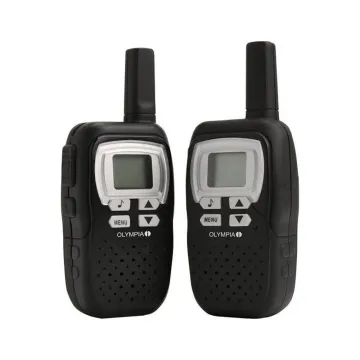 OLYMPIA 1208 ΑΣΥΡΜΑΤΟΣ ΠΟΜΠΟΔΕΚΤΗΣ PMR WALKIE TALKIE 0.5W 8 KM ΣΕΤ 2ΤΜΧ ΜΑΥΡΟ