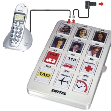 LARGE KEY DIALER FOR 12 PHONES DB50