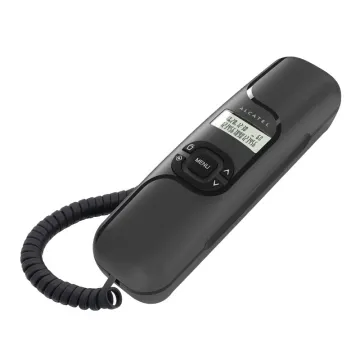 ΕΝΣΥΡΜΑΤΟ ΤΗΛΕΦΩΝΟ ΨΗΦΙΑΚΟ ΓΟΝΔΟΛΑ ALCATEL T16 ΜΑΥΡΟ ΜΕ ΑΝΑΓΝΩΡΙΣΗ ΚΛΗΣΕΩΝ GR
