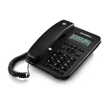 ΕΝΣΥΡΜΑΤΟ ΤΗΛΕΦΩΝΟ ΨΗΦΙΑΚΟ MOTOROLA CT202 ΜΑΥΡΟ (ΑΝΟΙΧΤΗ ΑΚΡΟΑΣΗ + ΑΝΑΓΝΩΡΙΣΗ ΚΛΗΣΕΩΝ) GR
