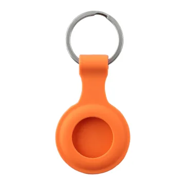 VOLTE-TEL ΜΠΡΕΛΟΚ ΣΙΛΙΚΟΝΗΣ VELVET ΓΙΑ AIRTAG - AIRTAG SECOND GEN ORANGE
