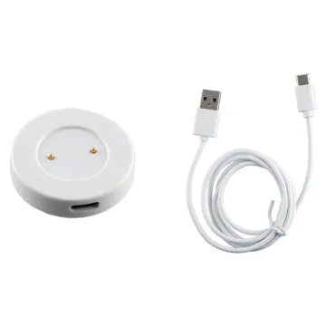 VOLTE-TEL ΒΑΣΗ ΦΟΡΤΙΣΗΣ + ΚΑΛΩΔΙΟ USB-A TO USB-C ΓΙΑ HUAWEI WATCH GT 2 / GT ACTIVE B19 / MAGIC WHITE