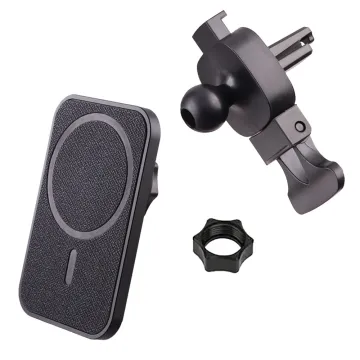NSP N20 WIRELESS CAR CHARGER MAGSAFE 15W ALUMINIUM ALLOY USB-C 1m BLACK
