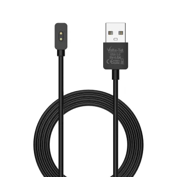 VOLTE-TEL ΚΑΛΩΔΙΟ ΦΟΡΤΙΣΗΣ USB-A ΓΙΑ XIAOMI REDMI WATCH 6/SMART BAND 10 PRO 46.5mm VT851 1m BLACK