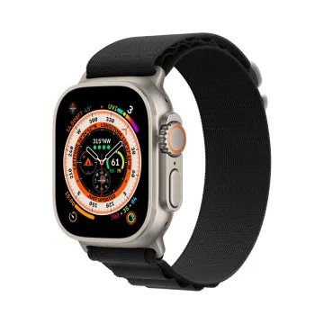 VOLTE-TEL VT105 ΛΟΥΡΑΚΙ ΡΟΛΟΓΙΟΥ ΣΥΜΒΑΤΟ ΜΕ APPLE WATCH 42/44/45/46/49mm ALPINE LOOP BLACK SIZE L