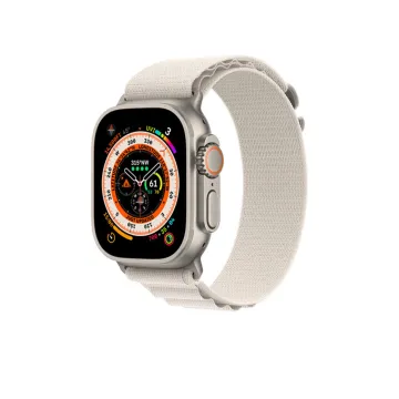 VOLTE-TEL VT105 ΛΟΥΡΑΚΙ ΡΟΛΟΓΙΟΥ ΣΥΜΒΑΤΟ ΜΕ APPLE WATCH 42/44/45/46/49mm ALPINE LOOP WHITE SIZE L