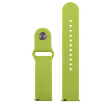 VOLTE-TEL VT111 ΛΟΥΡΑΚΙ ΡΟΛΟΓΙΟΥ ΣΙΛΙΚΟΝΗΣ UNIVERSAL 22mm YELLOWISH GREEN