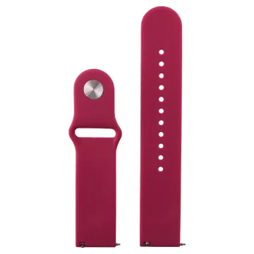 VOLTE-TEL VT111 ΛΟΥΡΑΚΙ ΡΟΛΟΓΙΟΥ ΣΙΛΙΚΟΝΗΣ UNIVERSAL 22mm BURGUNDY RED