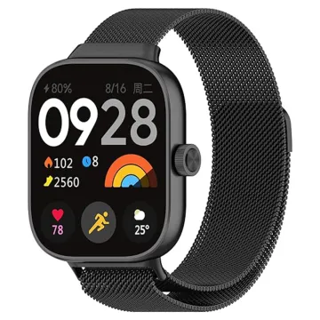 VOLTE-TEL VT137 ΛΟΥΡΑΚΙ ΡΟΛΟΓΙΟΥ ΜΕΤΑΛΛΙΚΟ XIAOMI REDMI WATCH 4/SMART BAND 8 PRO MILAN BLACK