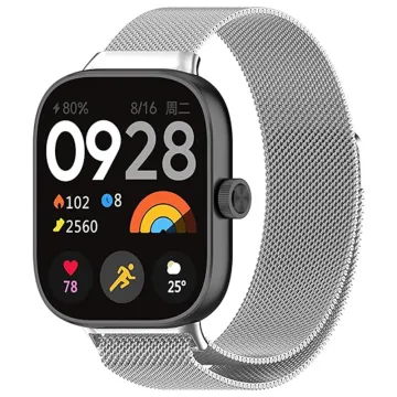 VOLTE-TEL VT137 ΛΟΥΡΑΚΙ ΡΟΛΟΓΙΟΥ ΜΕΤΑΛΛΙΚΟ XIAOMI REDMI WATCH 4/SMART BAND 8 PRO MILAN SILVER