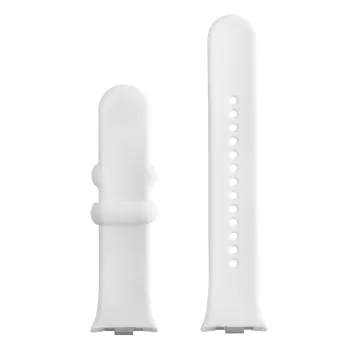 VOLTE-TEL VT119 ΛΟΥΡΑΚΙ ΡΟΛΟΓΙΟΥ ΣΙΛΙΚΟΝΗΣ XIAOMI REDMI WATCH 4/SMART BAND 8 PRO WHITE