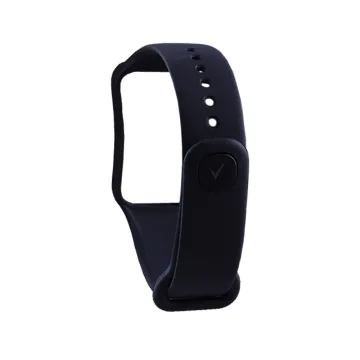 VOLTE-TEL VT126 ΛΟΥΡΑΚΙ ΡΟΛΟΓΙΟΥ ΣΙΛΙΚΟΝΗΣ XIAOMI REDMI SMART BAND 2/SMART BAND 8 ACTIVE BLACK