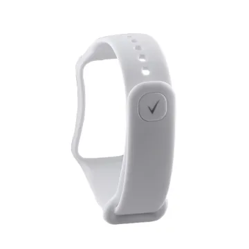 VOLTE-TEL VT126 ΛΟΥΡΑΚΙ ΡΟΛΟΓΙΟΥ ΣΙΛΙΚΟΝΗΣ XIAOMI REDMI SMART BAND 2/SMART BAND 8 ACTIVE WHITE