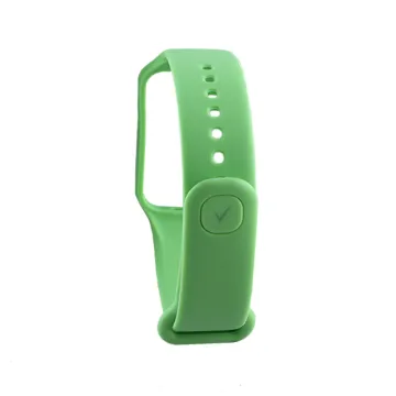VOLTE-TEL VT126 ΛΟΥΡΑΚΙ ΡΟΛΟΓΙΟΥ ΣΙΛΙΚΟΝΗΣ XIAOMI REDMI SMART BAND 2/SMART BAND 8 ACTIVE LIME GREEN