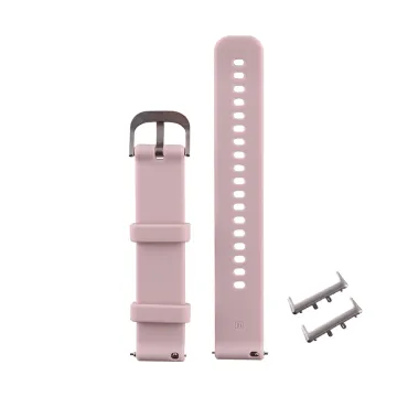 VOLTE-TEL VT133 ΛΟΥΡΑΚΙ ΡΟΛΟΓΙΟΥ ΣΙΛΙΚΟΝΗΣ METAL CLASP UNIVERSAL 18mm (SAMSUNG GALAXY FIT 3 R390) PINK