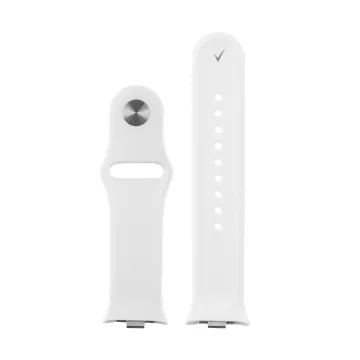VOLTE-TEL VT150 ΛΟΥΡΑΚΙ ΡΟΛΟΓΙΟΥ ΣΙΛΙΚΟΝΗΣ XIAOMI REDMI WATCH 4/WATCH 5/SMART BAND 8 PRO/SMART BAND 9 PRO WHITE