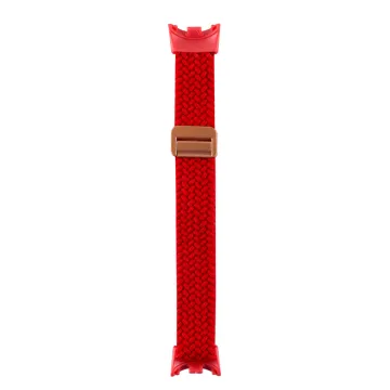 VOLTE-TEL VT148 ΛΟΥΡΑΚΙ ΡΟΛΟΓΙΟΥ XIAOMI SMART BAND 8/ 9/ 10 BRAIDED MAGNETIC BUCKLE RED