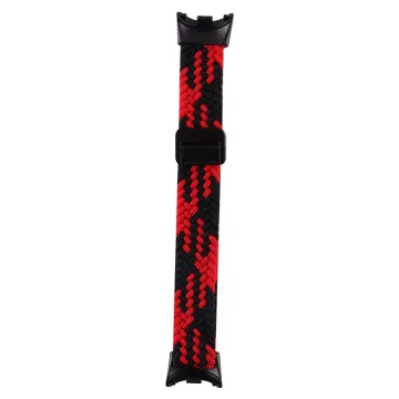VOLTE-TEL VT148 ΛΟΥΡΑΚΙ ΡΟΛΟΓΙΟΥ XIAOMI SMART BAND 8/ 9/ 10 BRAIDED MAGNETIC BUCKLE BLACK-RED