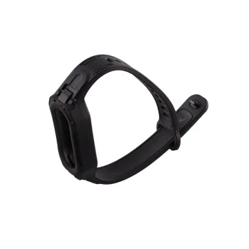 VOLTE-TEL VT153 ΛΟΥΡΑΚΙ ΡΟΛΟΓΙΟΥ ΣΙΛΙΚΟΝΗΣ CONJOINED XIAOMI SMART BAND 5/BAND 6/BAND 7/ BAND 8/ BAND 9/BAND 10 BLACK
