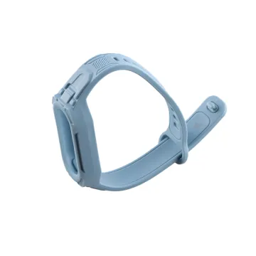 VOLTE-TEL VT153 ΛΟΥΡΑΚΙ ΡΟΛΟΓΙΟΥ ΣΙΛΙΚΟΝΗΣ CONJOINED XIAOMI SMART BAND 5/BAND 6/BAND 7/ BAND 8/ BAND 9/BAND 10 BLUE